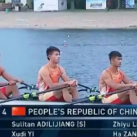 赛艇世界杯，湖南选手伊绪帝获男子四人双桨金牌