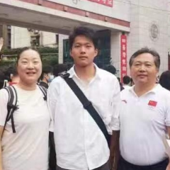 长沙一家三口参加省运会：一起成长，是一种奇特的缘分