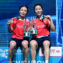 快讯： 贾一凡/陈清晨获马来西亚羽毛球公开赛女双夺冠