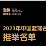 2023年中国篮球名人堂推举名单确定，巴特尔、张卫平等入选