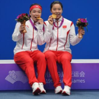图集 | “凡晨”组合蝉联亚运羽毛球女双金牌