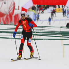 全国首届滑雪登山冠军赛在新疆富蕴县开赛