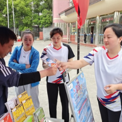 湘西体彩责任彩票宣传活动亮相永顺县气排球赛现场