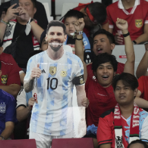 阿根廷队热身赛2-0击败印尼