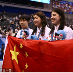 福冈游泳世锦赛：中国游泳首日打破多项亚洲纪录