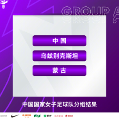 亚运会女足小组抽签揭晓 中国队半决赛恐遇朝鲜队