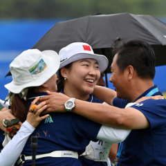 中国队挺进射箭女子反曲弓团体决赛