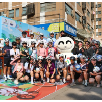 骑行欣赏长沙美景 湖南体彩举办“迈开步 动出彩”社区运动会骑行活动