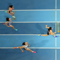 瞬间 | 全国室内田径大奖赛南京站：黄瑰芬获女子200米亚军