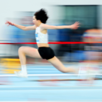 瞬间 | 全国室内田径大奖赛南京站：李艺获女子三级跳远第四