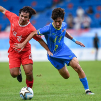 瞬间｜全运会足球男子18岁以下组：辽宁队4-0湖南队