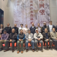 “家园回望——吴建陵油画山水作品展”在湖南省画院开幕