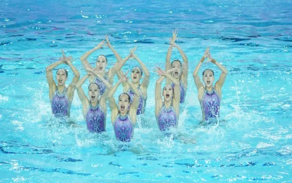 “水中芭蕾”，惊艳亮相