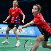 瞬间｜全运会羽毛球女子双打：贾一凡/张驰摘铜