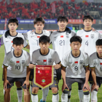 U17亚洲杯预选赛中国队4:0大胜巴林队
