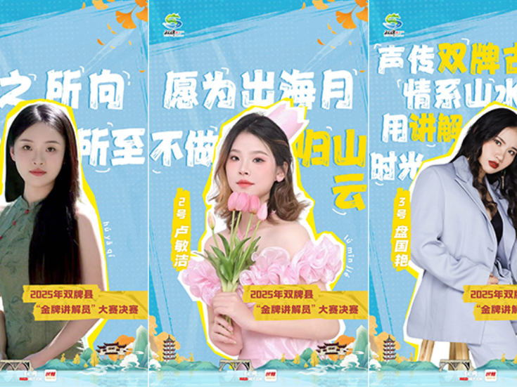 14位选手将绽放桐子坳！双牌金牌讲解员大赛决赛海报首发