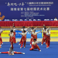 “奔跑吧·少年”湖南省第七届校园武术比赛在娄底举行