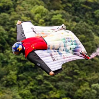 第11届翼装飞行世锦赛张树鹏获竞速赛第四名