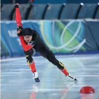 图集｜冬奥会速度滑冰：宁忠岩获男子1000米铜牌
