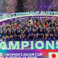 日本女足第三次1:0胜澳大利亚夺亚洲杯冠军