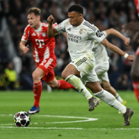 欧冠:姆巴佩破门,皇马主场不敌拜仁