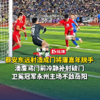 视频｜潘鏖鸢建功！岳阳队1比0客场击败永州队