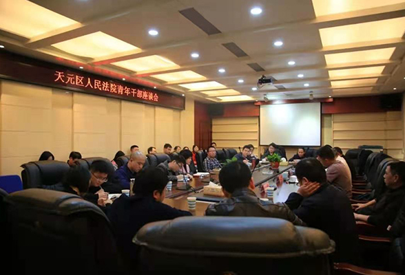 青春正当时 奋进当有为——株洲市天元区人民法院召开青年干部座谈会