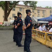 防疫有我——湘警职院学子在行动!