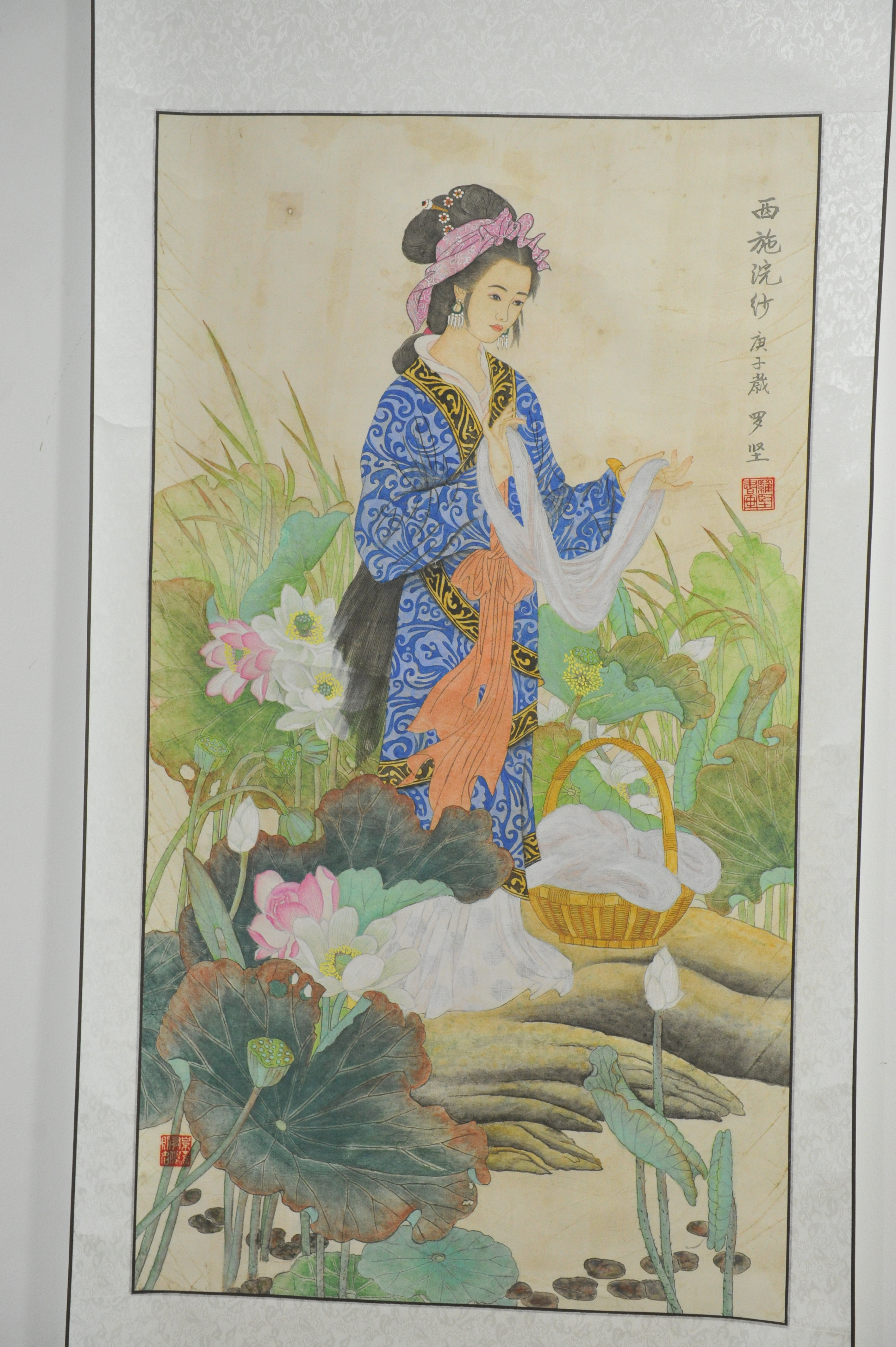 【美术类】《西施浣纱》女子监狱 罗坚