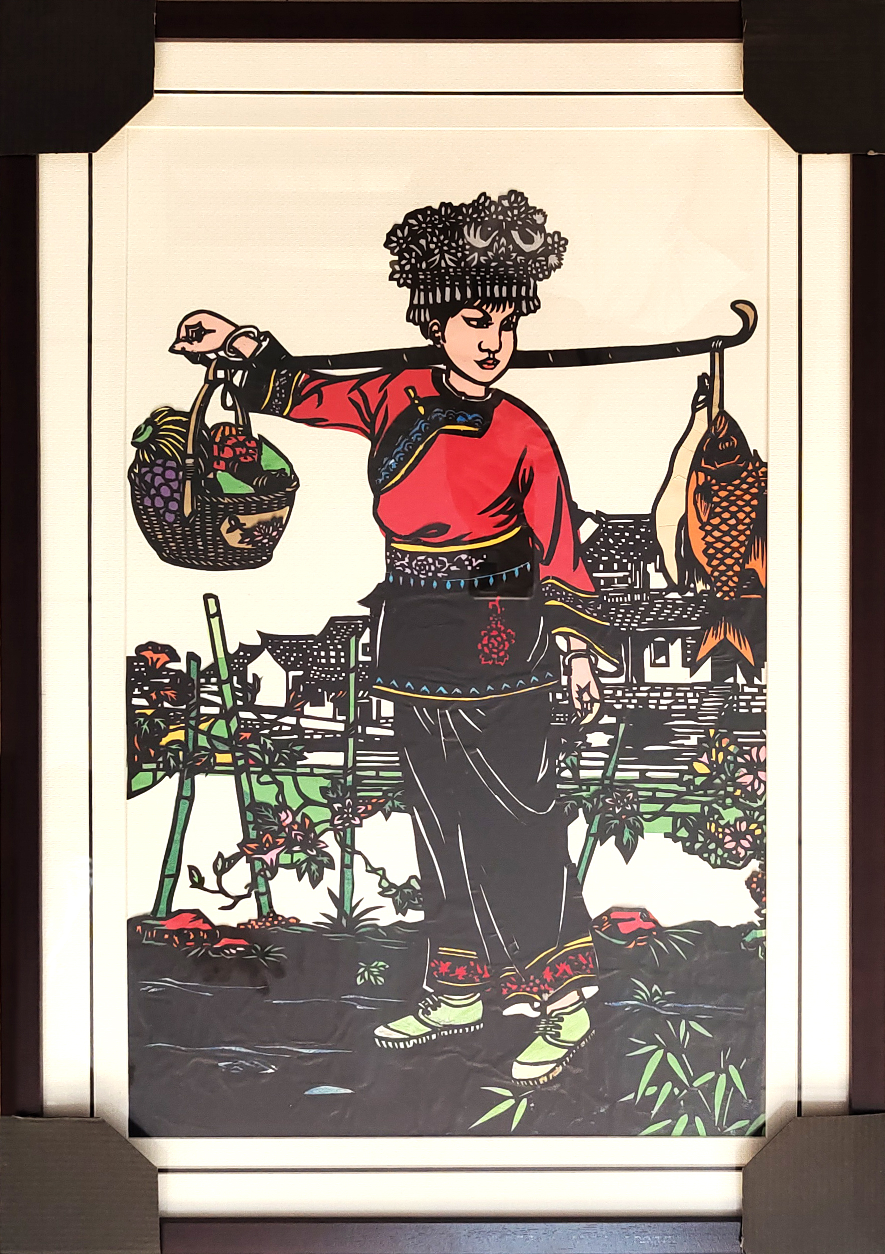 17【美术类】《年年有余》（套色剪纸） 省岳阳监狱 王镝.jpg