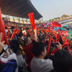 当足球遇上法典 湖南“湘超”赛场变身普法新阵地