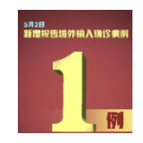 最新：新增境外输入和本土确诊各1例，新增无症状感染者12例