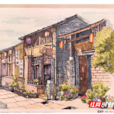 合拍的00后丨湖南信息学院艺术学院 “寻迹三域”，这场写生展太有 “料”