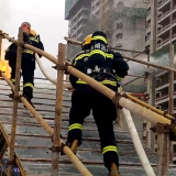 视频丨湘潭市举行建筑施工行业安全生产消防应急救援演练