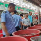 韶山市多部门开展农贸市场福寿螺售卖情况检查
