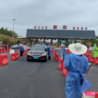 疫情防控人员日夜坚守一线 守护韶山平安