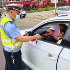 湘潭县交警常态化开展道路交通违法行为整治行动