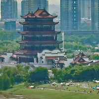 航拍丨莲城“万”里挑一   “楼”台亭阁游人忙