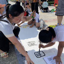 韶山：童心向党迎“七一” 百米长卷颂党恩