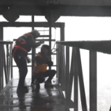 2022年春运 黄河“守桥人”保障电煤运输畅通