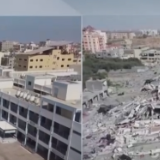 家园变废墟 无人机航拍加沙冲突前后对比