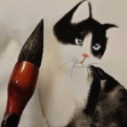 画一只水墨猫咪分几步