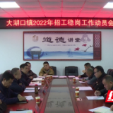安乡县领导赴大湖口镇调度招工稳岗工作