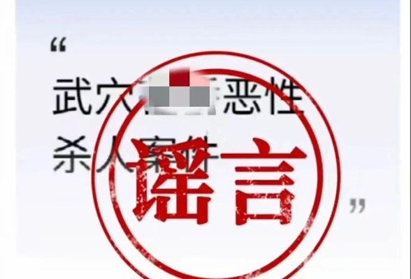 男子虚构“恶性杀人案件”谣言被处罚