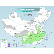 长江中下游等地有大范围降雨 明起全国大部晴多雨少