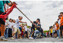 组图丨轻松迎考 高三加油