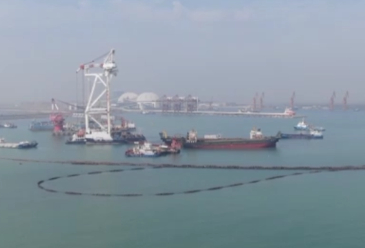 江河奔腾看中国丨淮海入海口建起新型大港