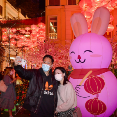香港：喜庆气氛迎新春