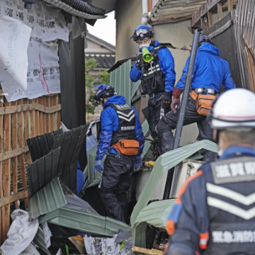 日本能登地区地震已造成石川县98人死亡