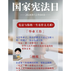 尊宪崇法丨宪法与你的一生有什么关系?